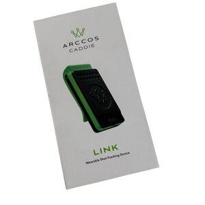 Arccos Caddie Link Wearable Shot-Tracking Device New in Open Box